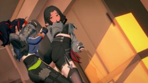 014?ZzZ?JaneDoe&ZhuYuan sex[FUTA] - zenless zone zero animation on Crohasit